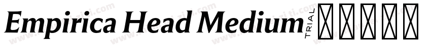 Empirica Head Medium字体转换